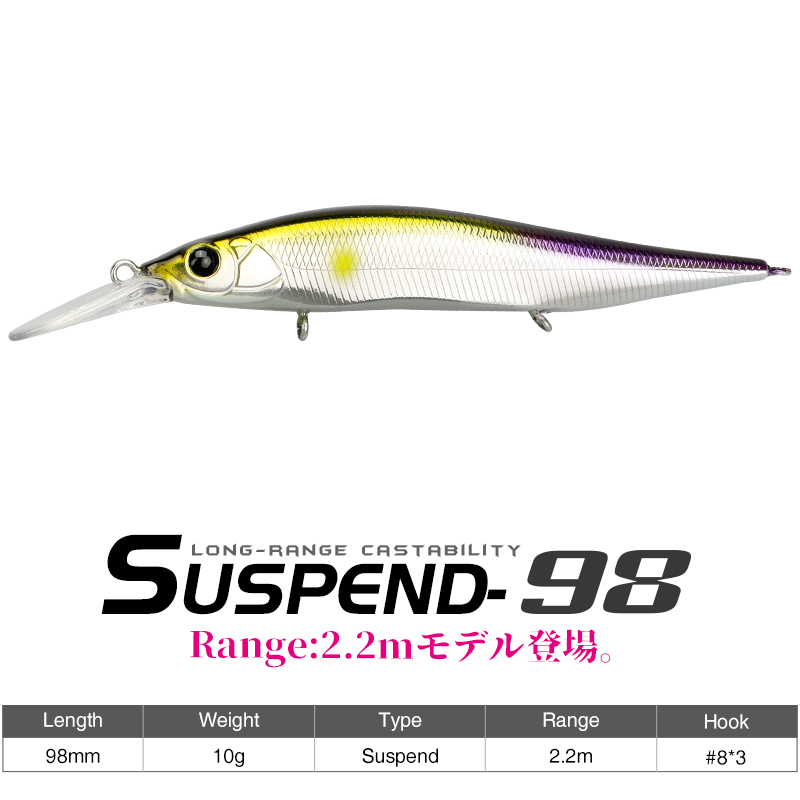 TSURINOYA  Suspending Minnow J - مراجعة Fishing Lure Jerkbait وسعره