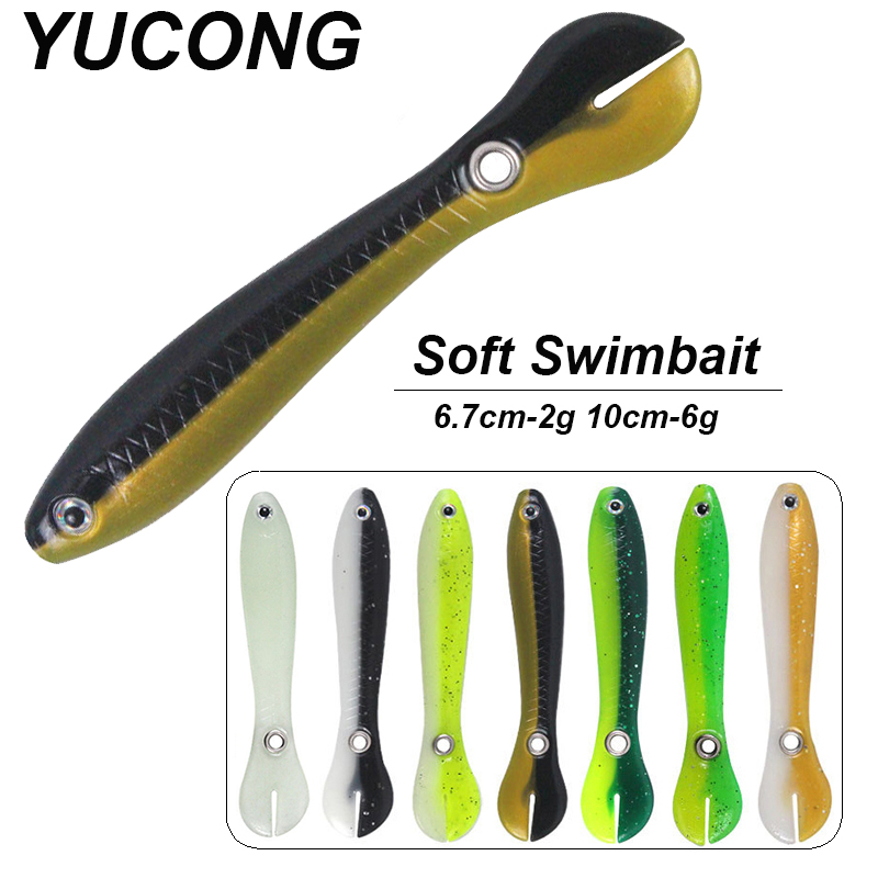 YUCONG 3/5PCS Soft Fishing Bai - مراجعة Fishing Lure Swimbait وسعره