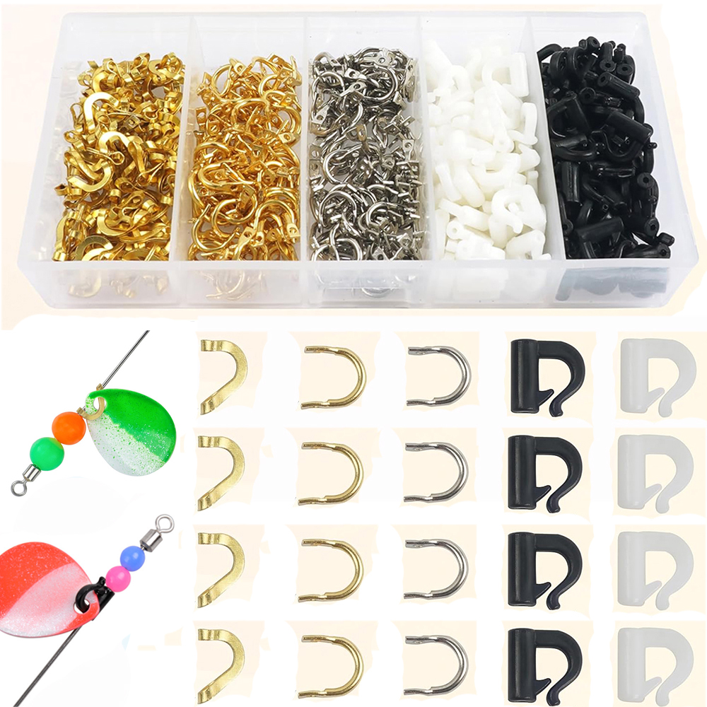 300Pcs Fishing Spinner Clevis  - مراجعة Fishing Lure Spinnerbait وسعره