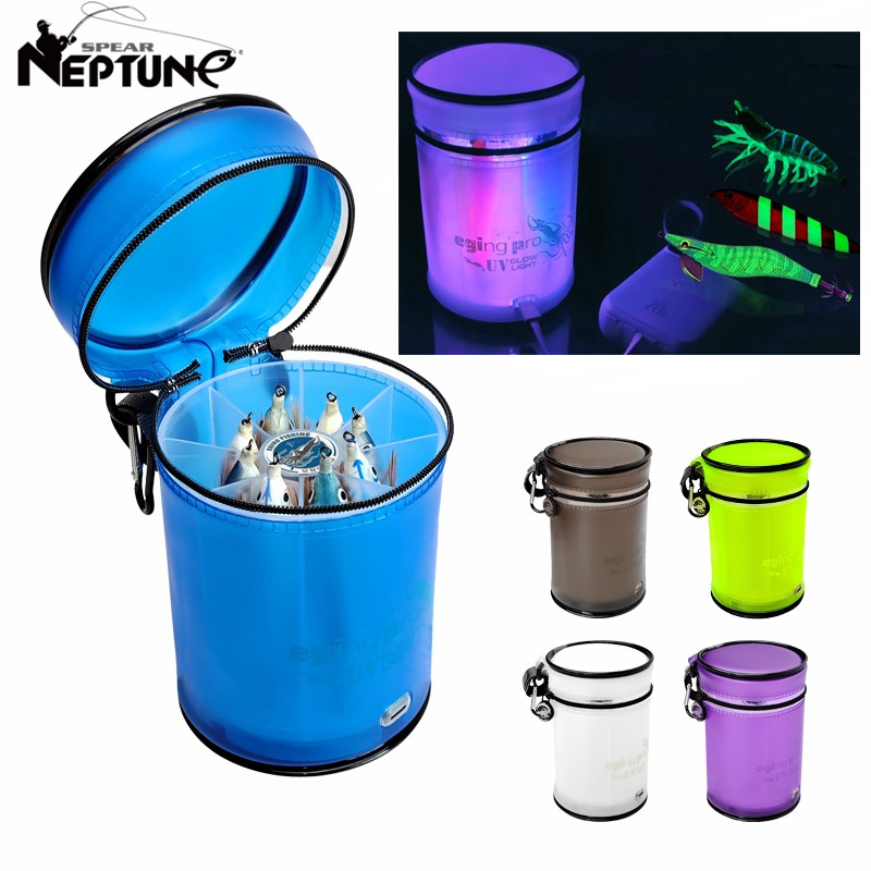 New Fishing Bags Lure UV Glow  - مراجعة Fishing Lure Jig وسعره