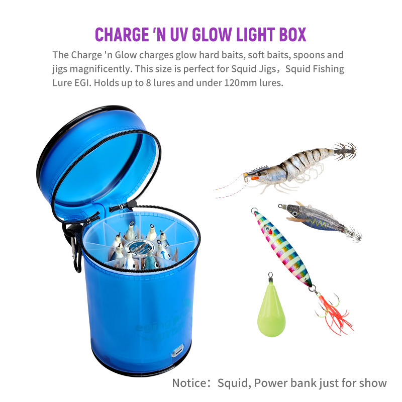 New Fishing Bags Lure UV Glow  - مراجعة Fishing Lure Jig وسعره
