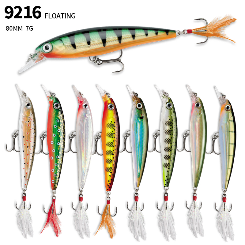Floating Minnow Fishing Lures  - مراجعة Fishing Lure Jerkbait وسعره