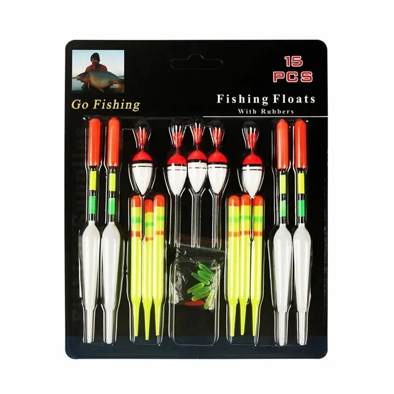 Fishing Float Set 15pc Profess - مراجعة Fishing Lure Topwater وسعره