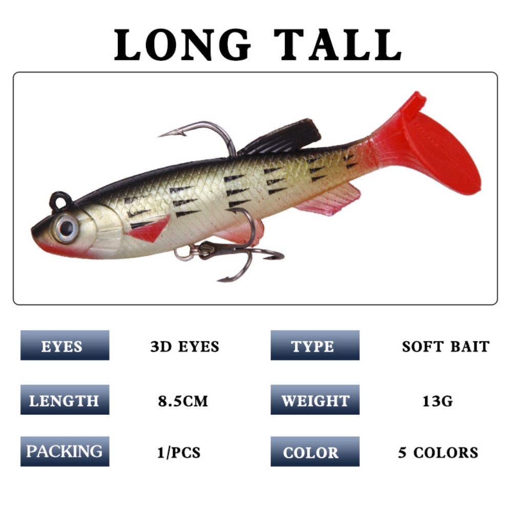 1pcs 5pcs  8.5cm 13g Soft Bait - مراجعة Fishing Lure Popper وسعره