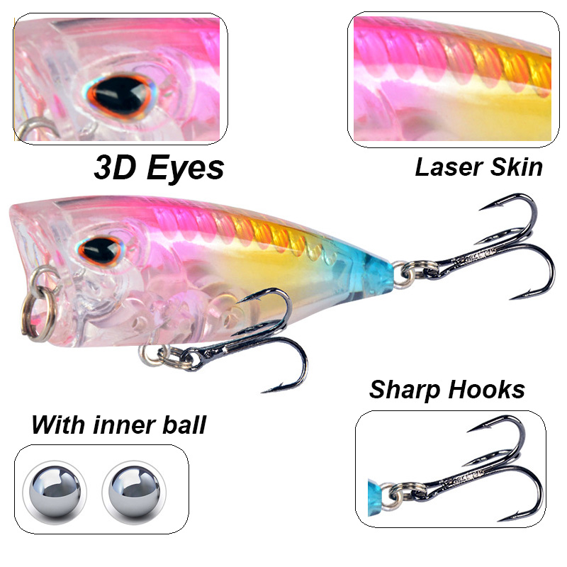 YUCONG 1PC Mini Popper Fishing - مراجعة Fishing Lure Popper وسعره