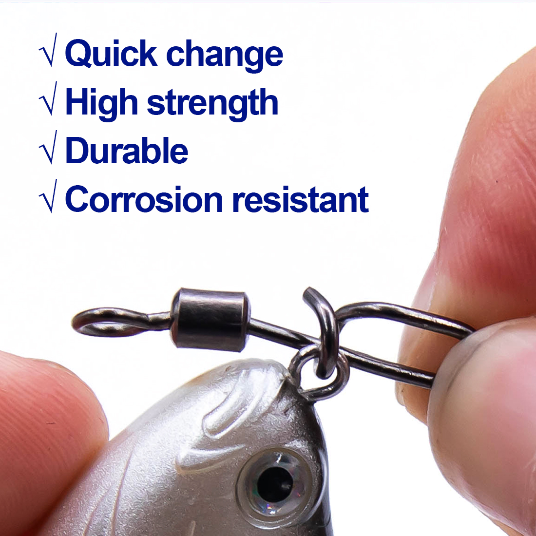 FishTrip Fishing Swivel Snap T - مراجعة Fishing Lure Accessories وسعره