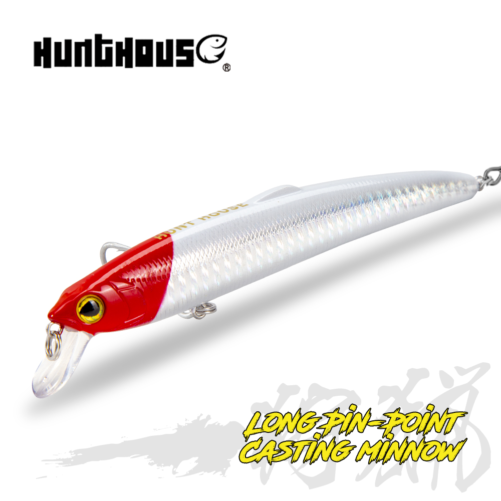 Hunthouse Saruna Minnow Jerkba - مراجعة Fishing Lure Jerkbait وسعره