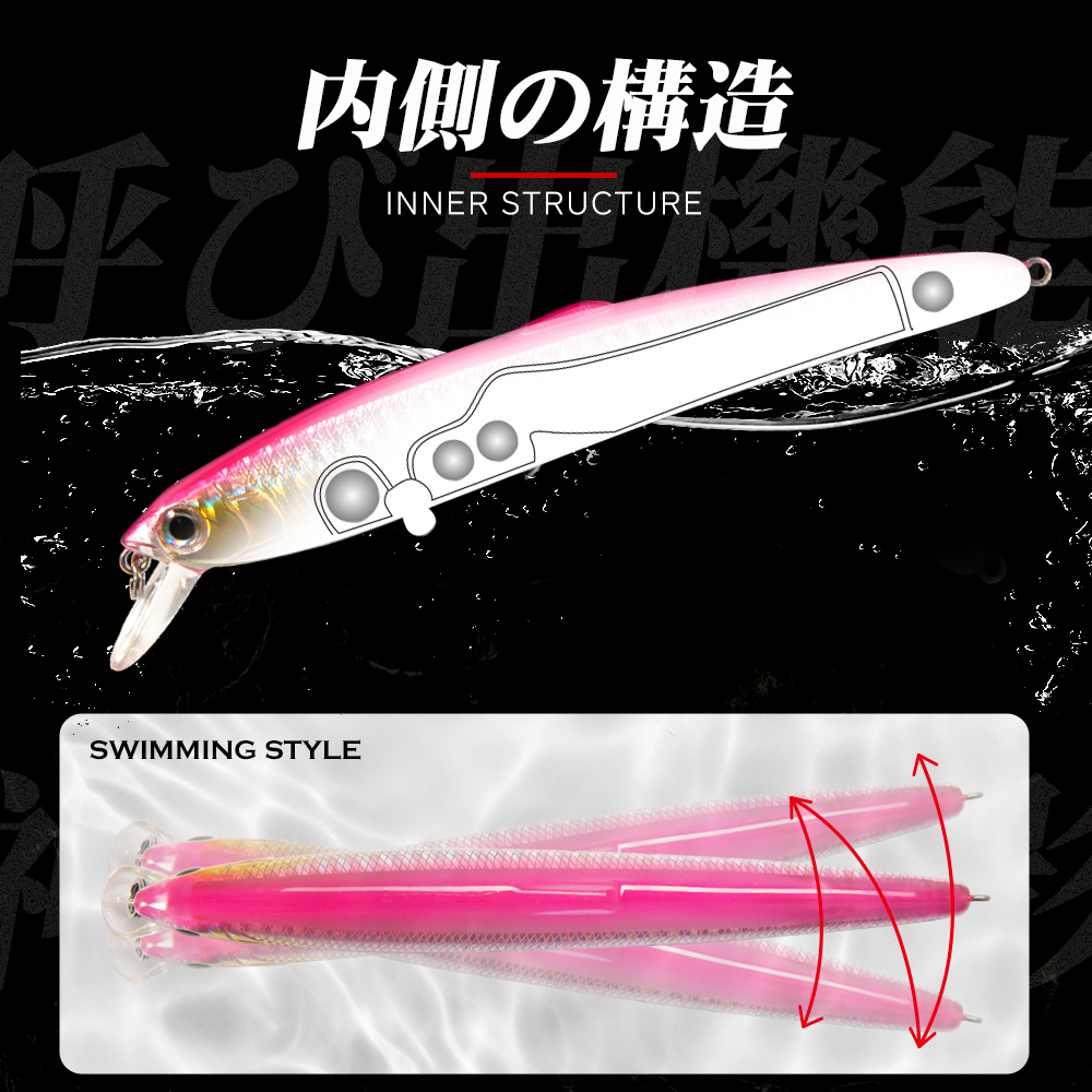 Hunthouse Saruna Minnow Jerkba - مراجعة Fishing Lure Jerkbait وسعره