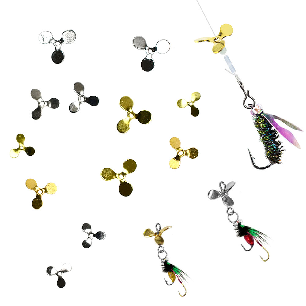 20Pcs Turbo Prop Spinner Three - مراجعة Fishing Lure Blade Bait وسعره