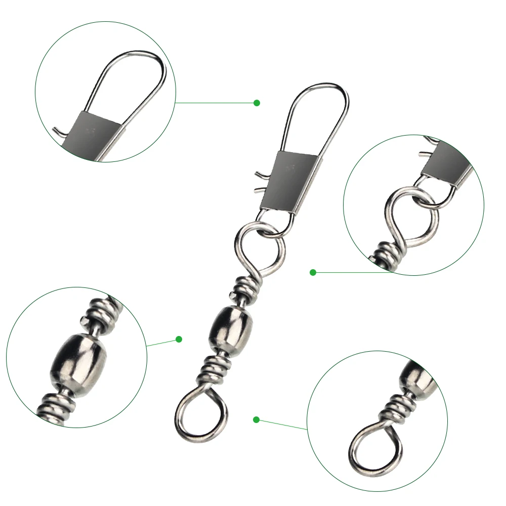 50pcs Carbon Steel Pike Fishin - مراجعة Fishing Lure Accessories وسعره